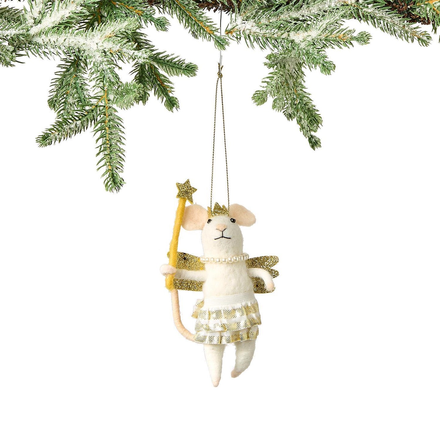 Hand Crafted Felt Mouse Ornament, 5 Styles