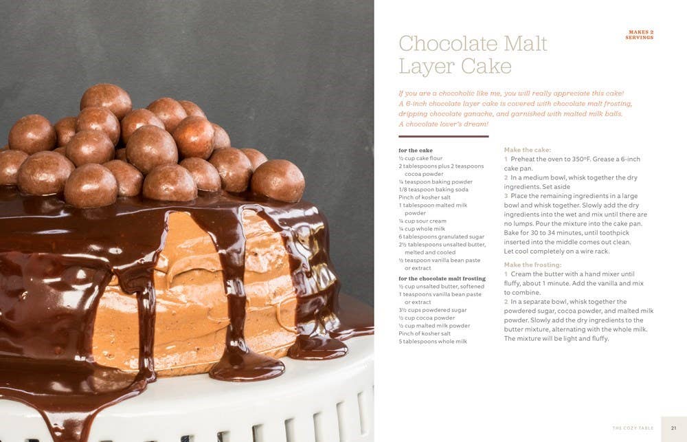 The Cozy Table: 100 Recipes for One, Two, or a Few