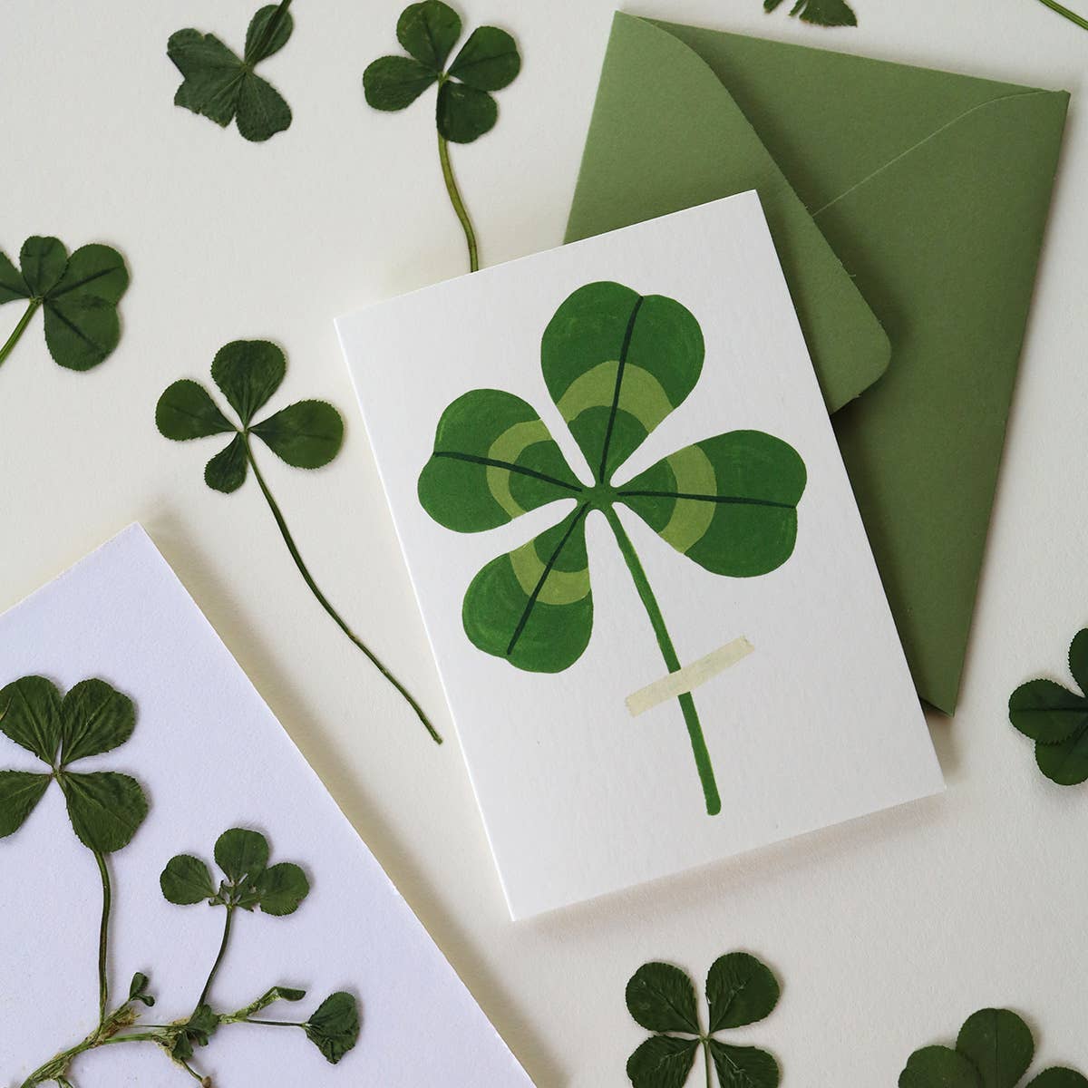 Four Leaf Clover Mini Card