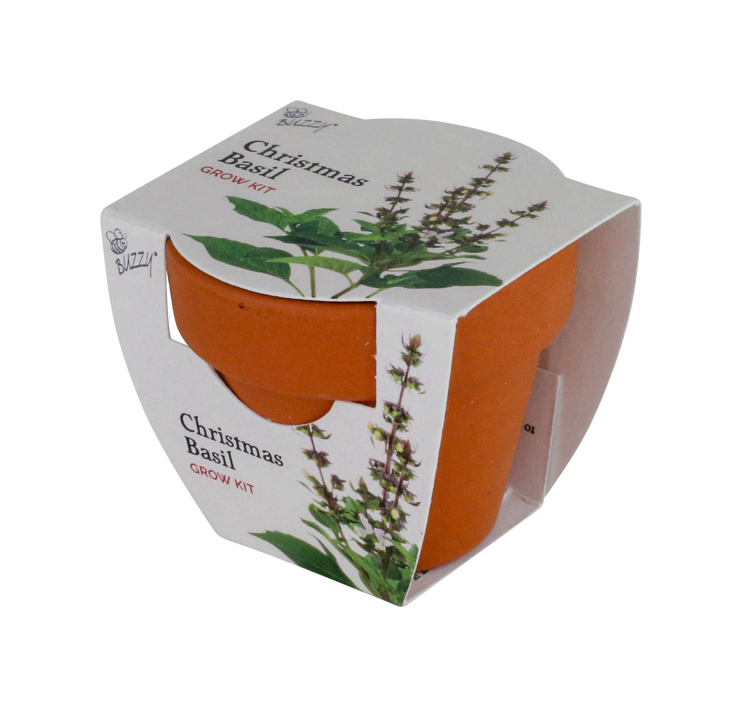 Holiday Mini Grow Pot Christmas Basil – Indoor Herb Gift