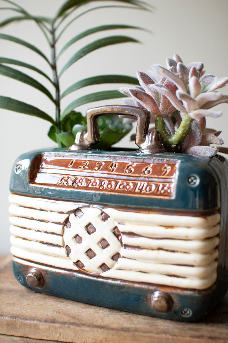 Ceramic Radio Planter