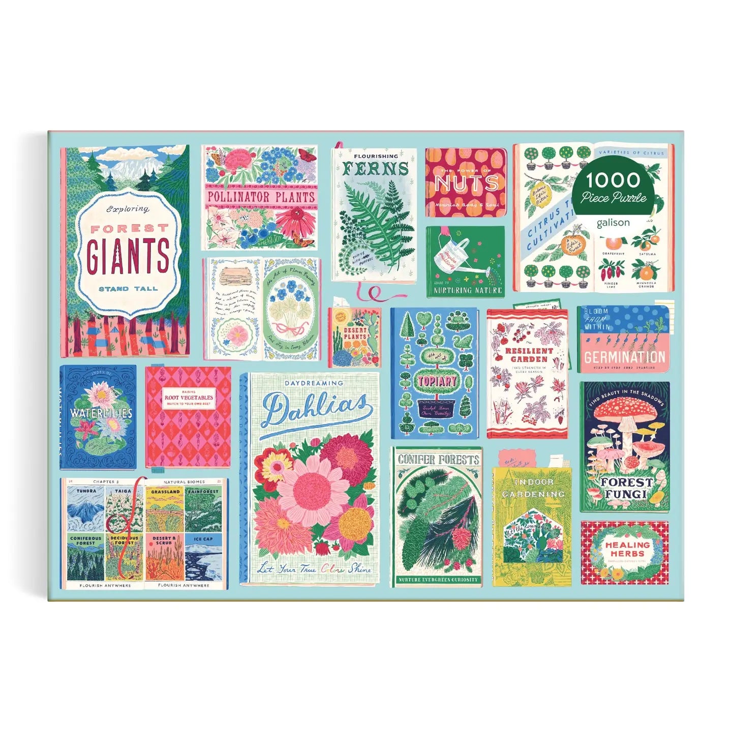 Ever Upward Botanist Bookshelf 1000pc Puzzle