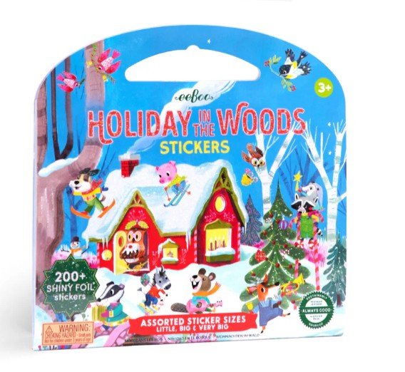 Holiday in the Woods Stickers