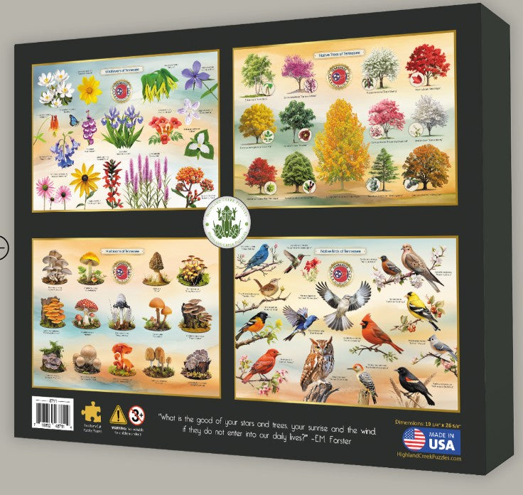 Native Trees of Tennessee 1000pc Puzzle