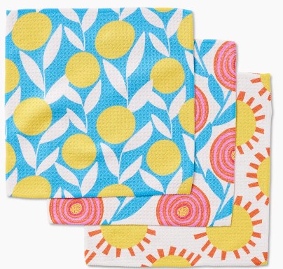 Geometry Dish Cloths - Set of 3