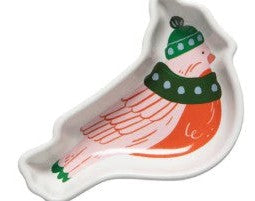 Holiday Bird Trinket Dishes