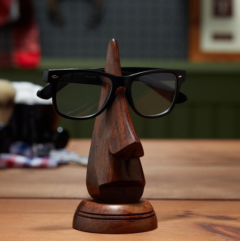 Mango Wood Nose Eyeglass Holder