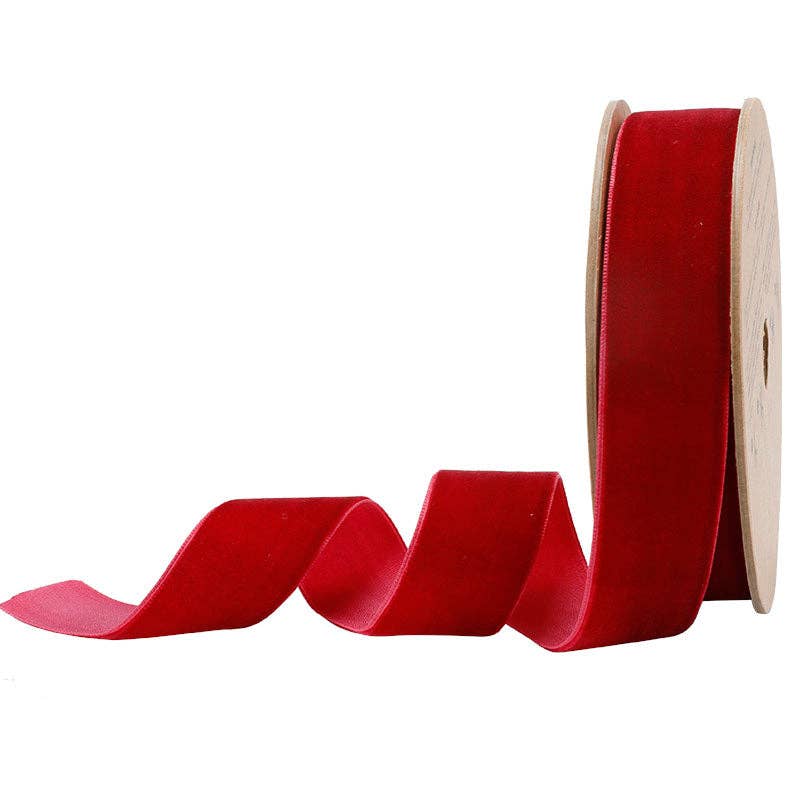 Velvet Holiday Trim Ribbon 1" Wide