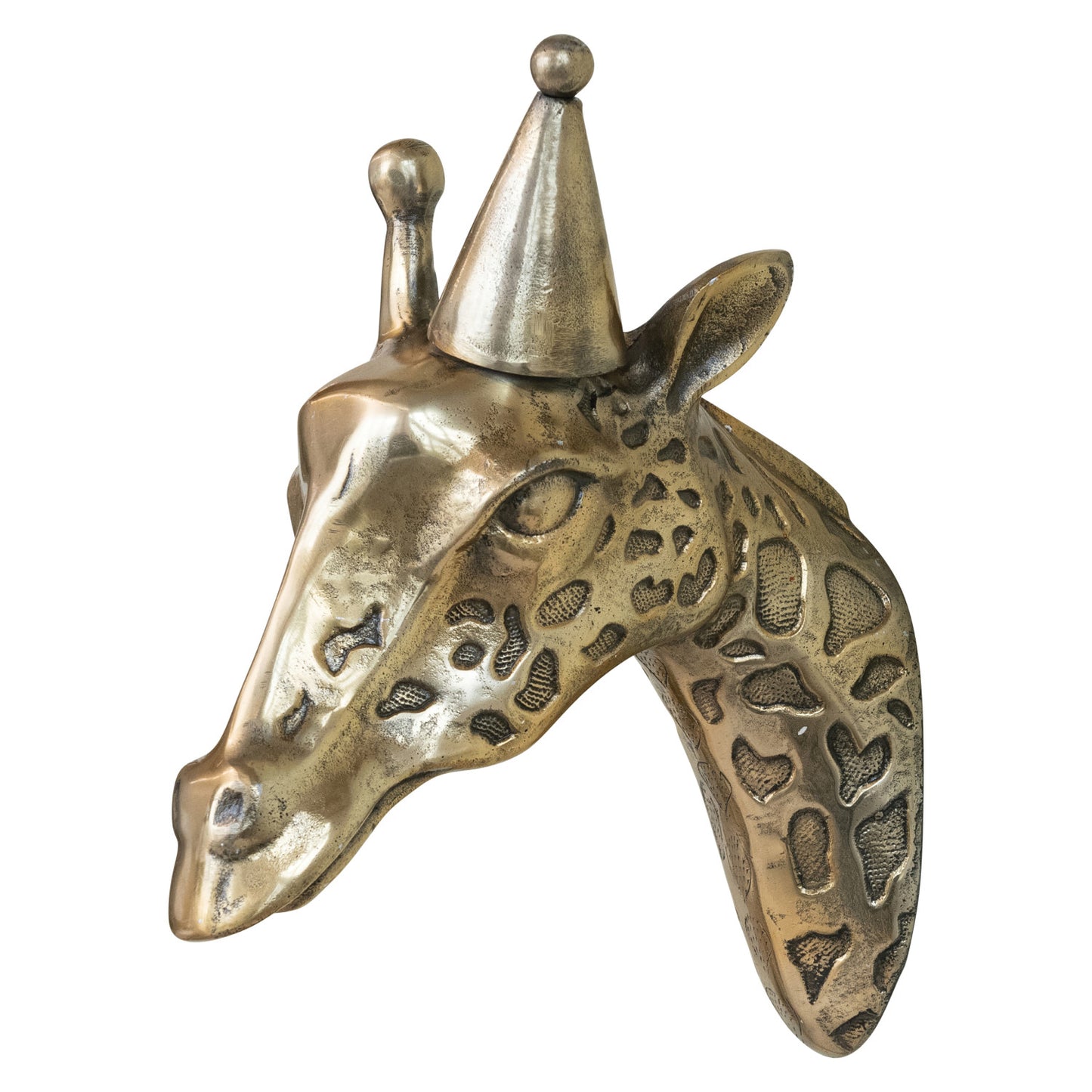 Giraffe Head with Party Hat Wall Décor