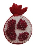 Handmade Embroidered Felt Tape Measure, 6 Styles (Each Measures 5')