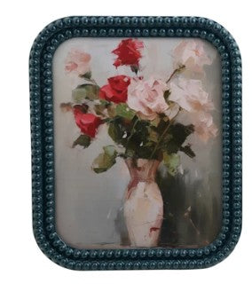 Resin Bobbin Photo Frame, 2 Colors (Hangs or Sits)