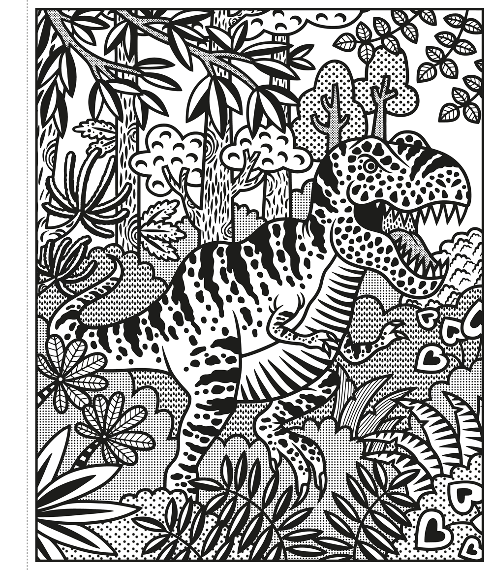 Dinosaurs Magic Painting Book : Usborne