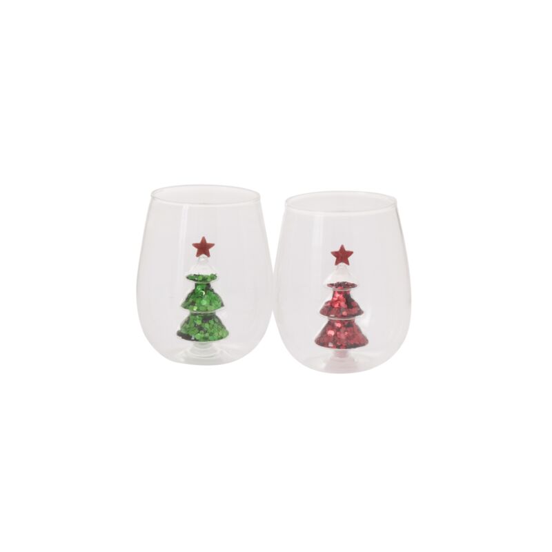 Glitter Tree Drinkware