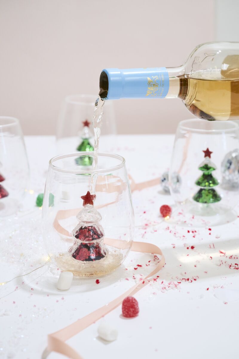 Glitter Tree Drinkware