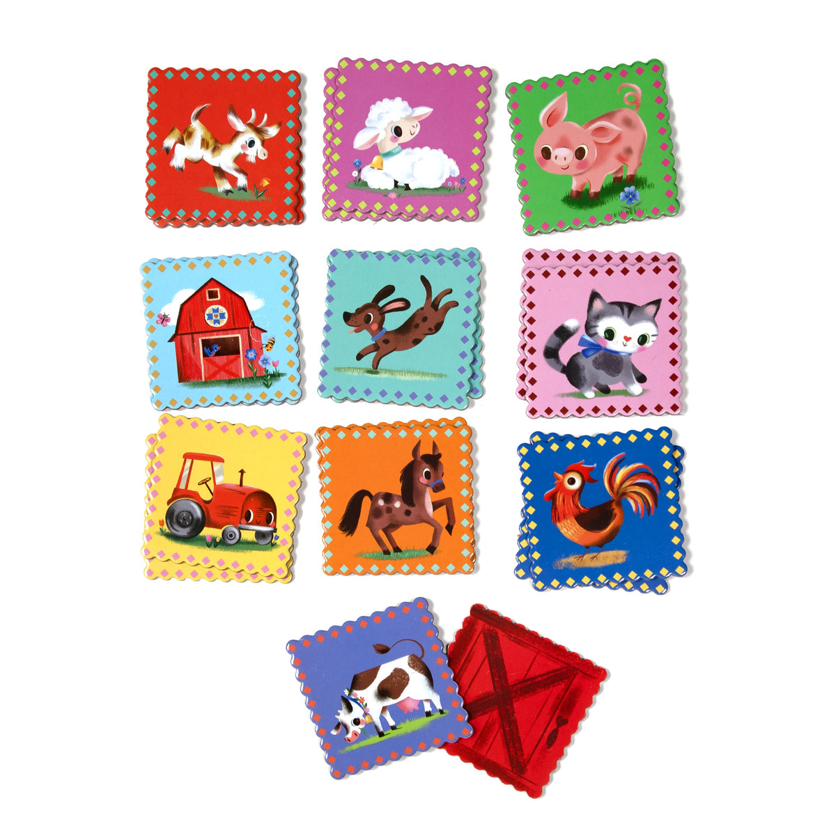 Pre-School Little Farm Matching Game