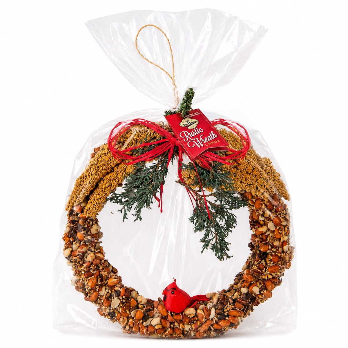 Mr Bird Rustic Wreath 10"