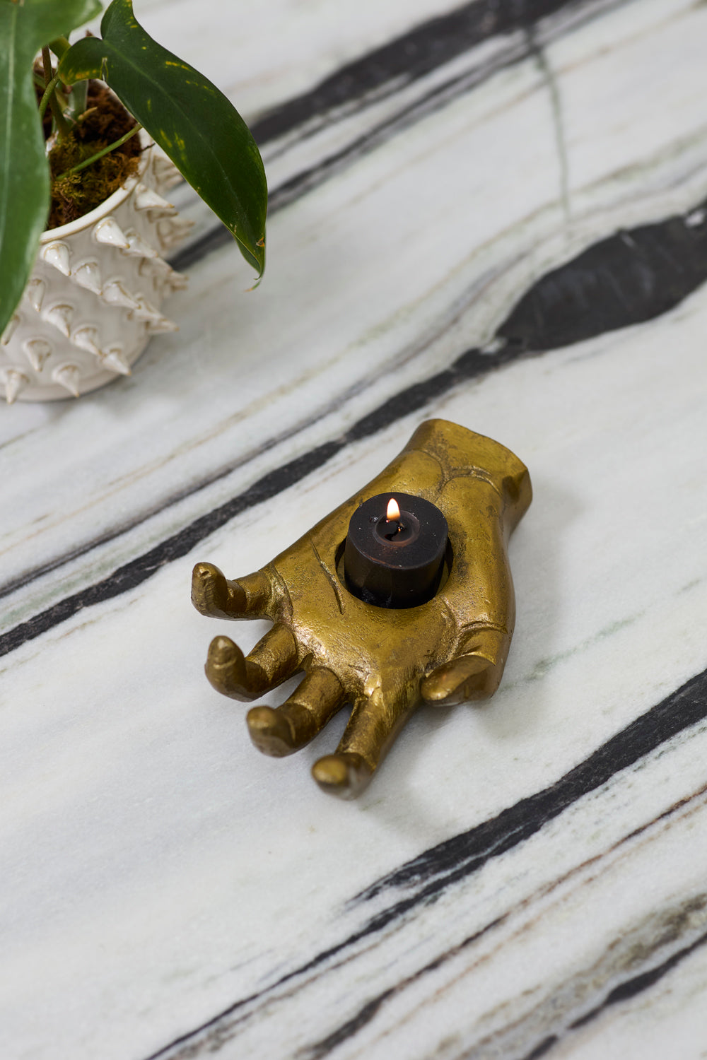 Open Hand Candleholder