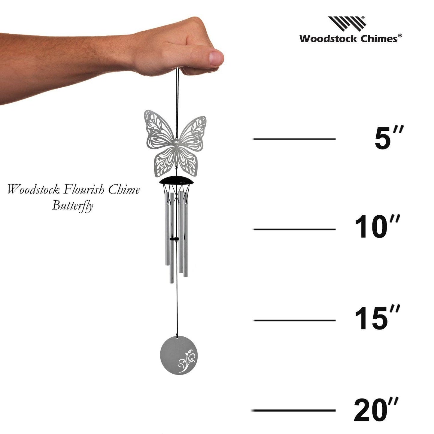 Woodstock Flourish Chime™ - Butterfly