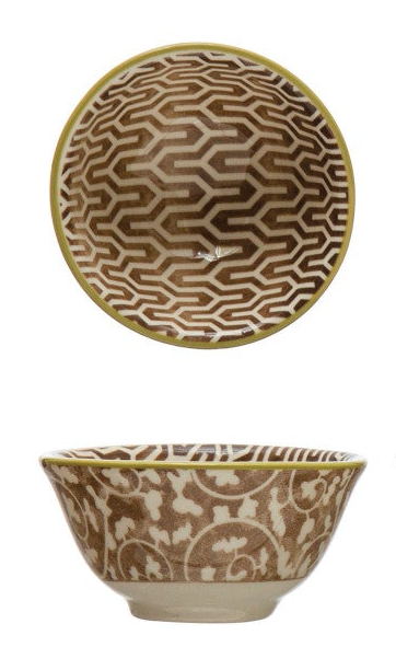 Round Stoneware Pinch Pot