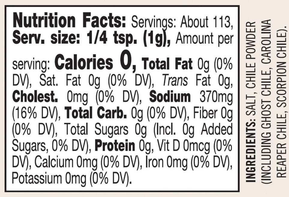 Triple Inferno Sea Salt 2 oz