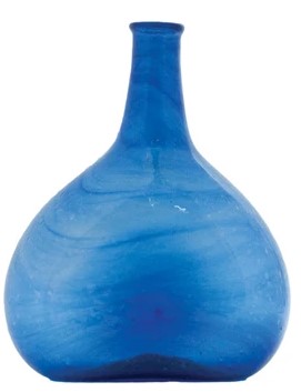Hand-Blown Seeded Glass Vase, Various