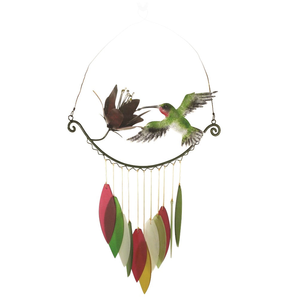 Windchime Hummingbird and Flower