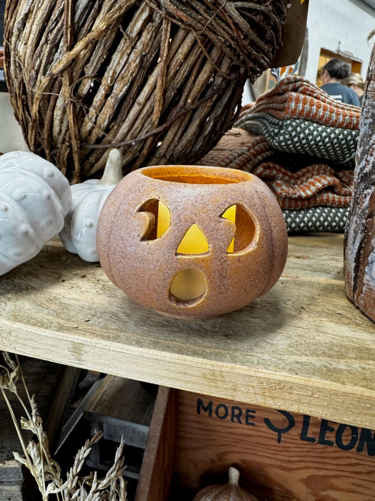 Grinning Pumpkins Votive (Stackable)