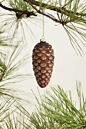 Frosted Pinecone Ornament