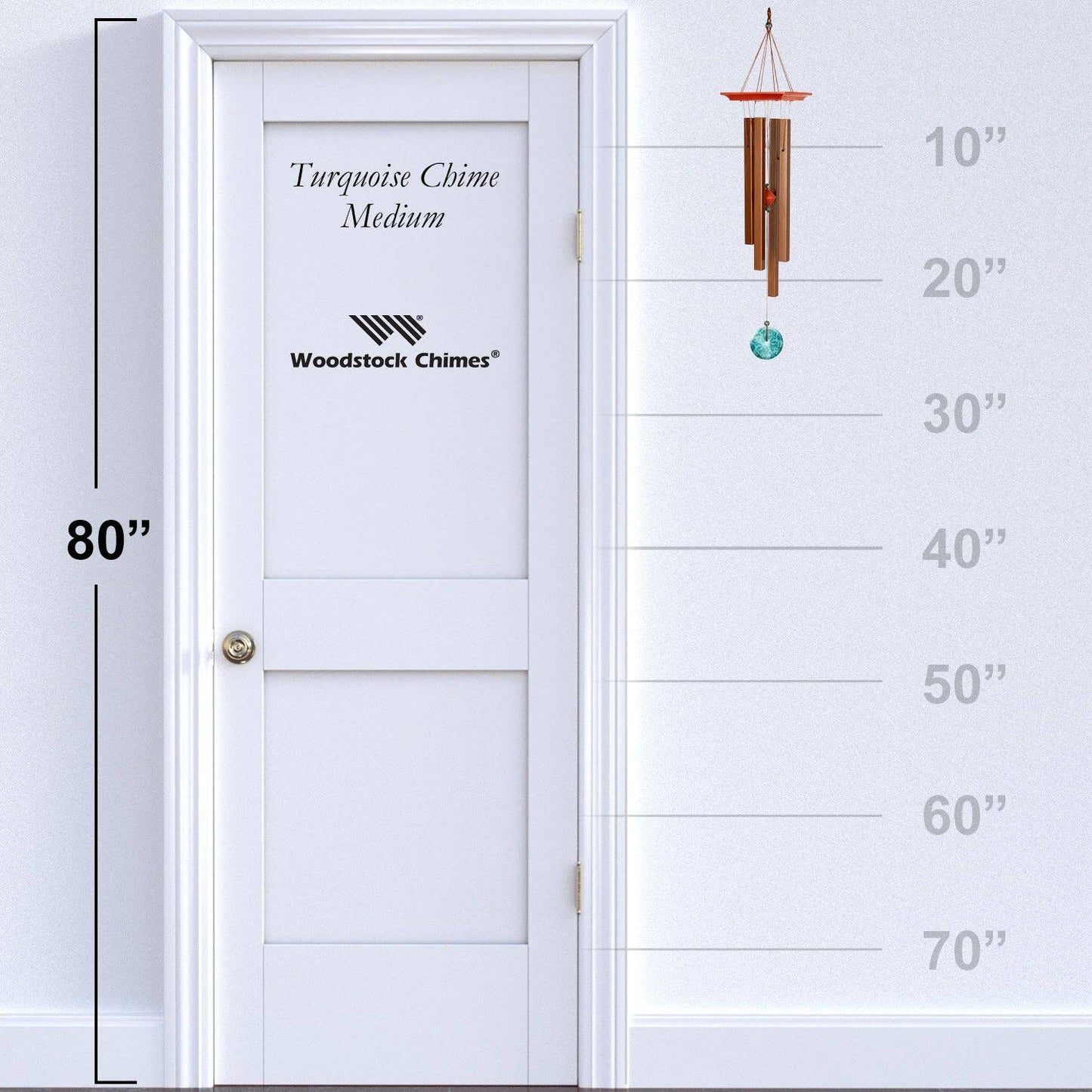 Woodstock Turquoise Chime™ - Medium