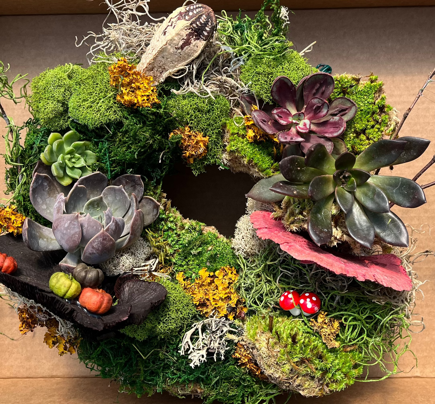 Autumn Living Wreath Workshop - Saturday, September 5 at 11am