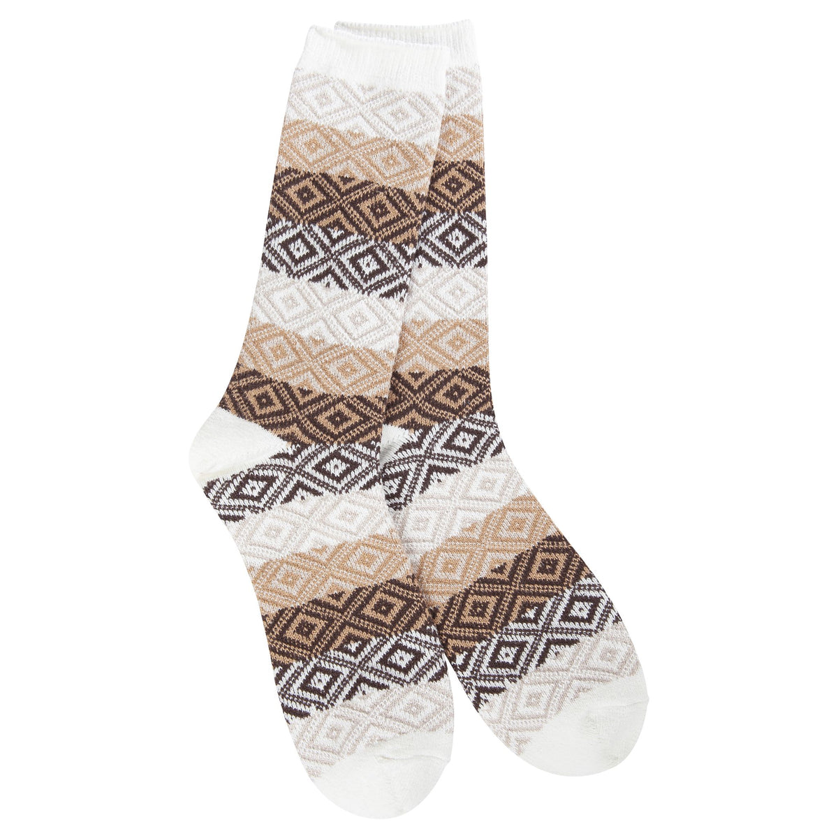 Women’s Gem lightweight crew socks featuring a colorful jewel-inspired pattern and comfortable everyday fit for women’s shoe sizes 6 to 10.