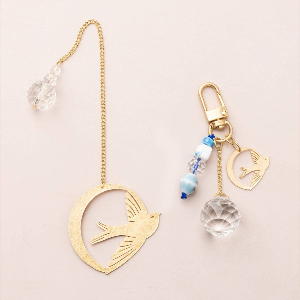 Bookmark & Keychain Set - Swallow/Loyalty