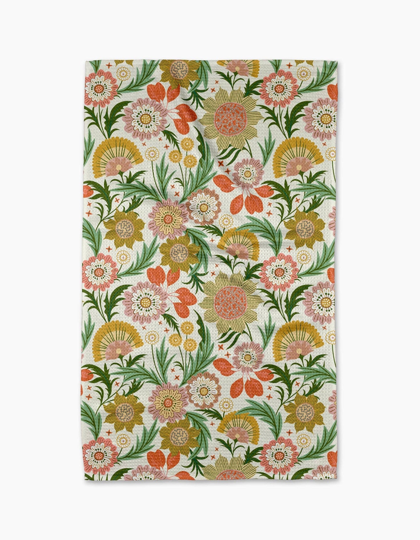 Geometry Garden Dreams Tea Towel
