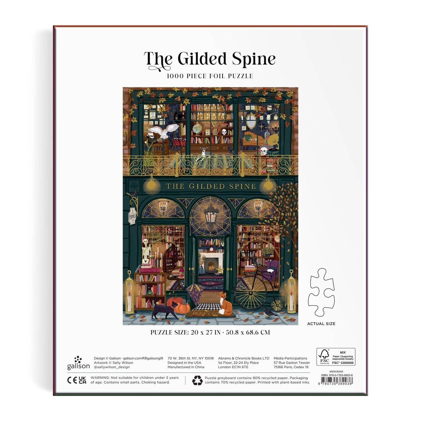 The Gilded Spine Foil Puzzle
