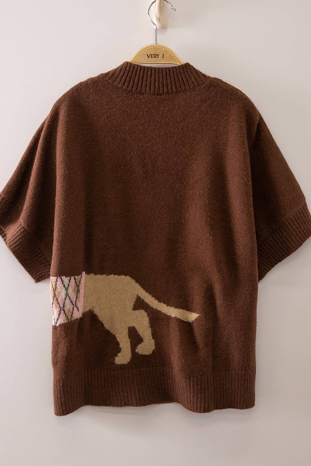 Dachshund Short Sleeve Knit