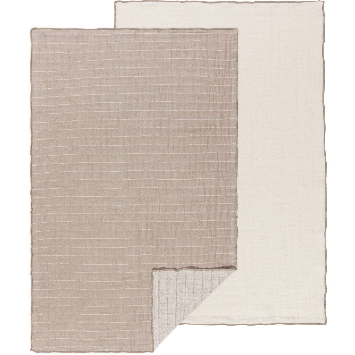 Double Weave Dishtowels: Dove Gray