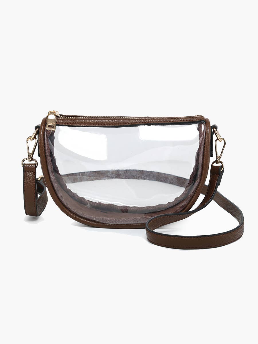 Peyton Stadium Clear Crossbody Bag