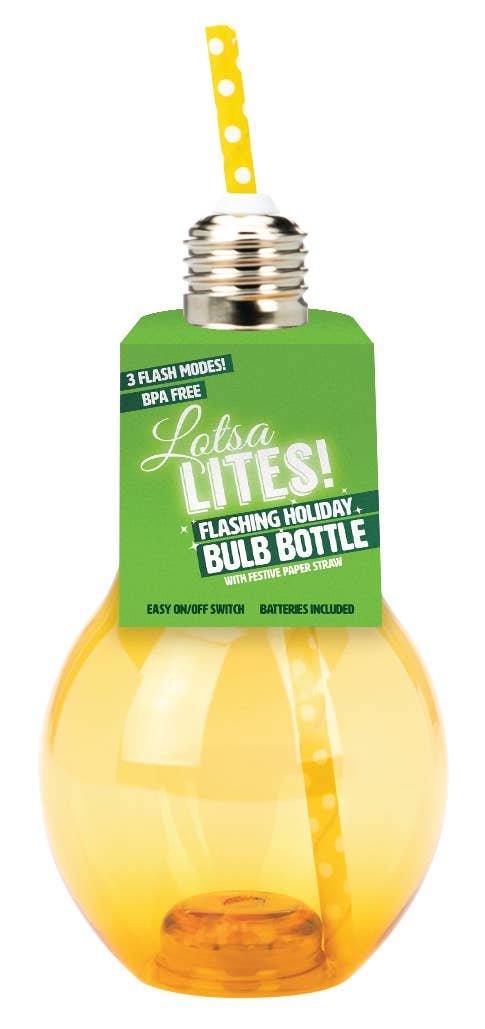 Oh What Fun! Flashing Holiday Beverage Bulb