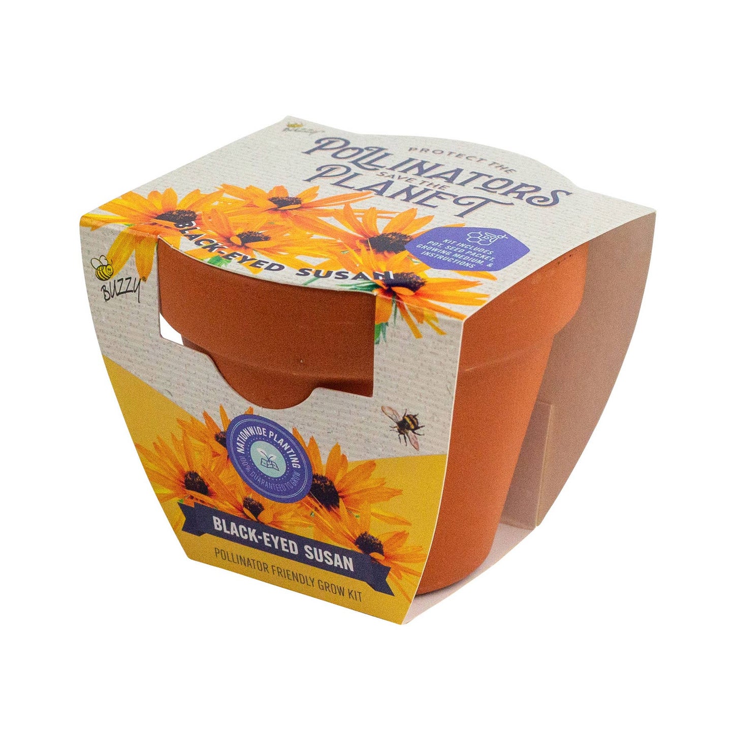 Black-Eyed Susan Protect the Pollinators Growing Kit