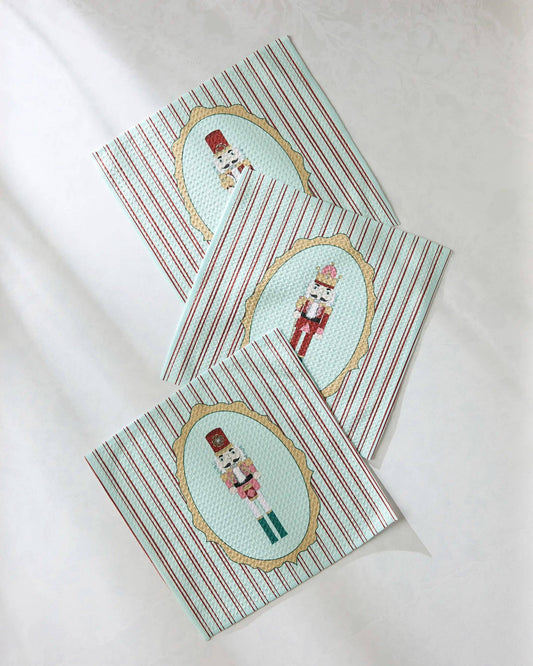 Geometry Nutcracker Intermission Dishcloth Set