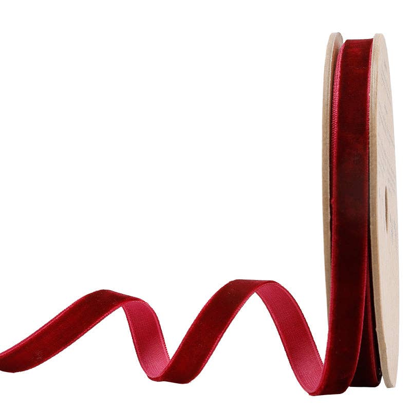 Velvet Holiday Trim Ribbon 3/8" Wide