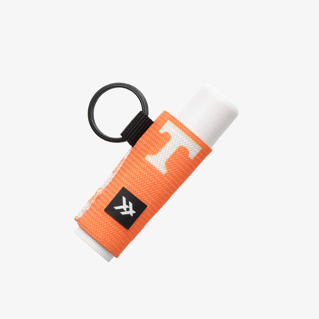 Tennessee Checkerboard - Chapstick Holder Keychain