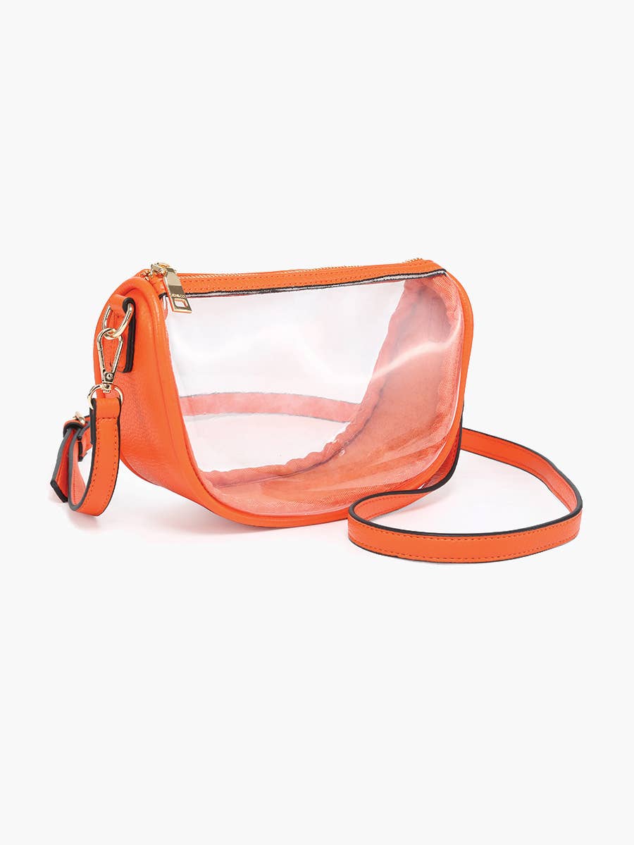 Peyton Stadium Clear Crossbody Bag