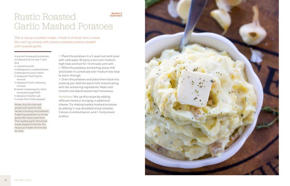 The Cozy Table: 100 Recipes for One, Two, or a Few