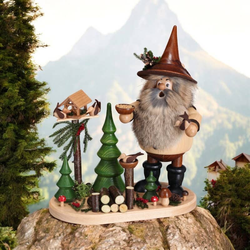 Forest Gnome Bird Lover Smoker