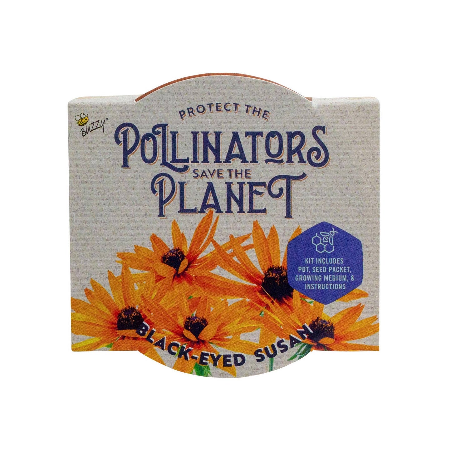 Black-Eyed Susan Protect the Pollinators Growing Kit