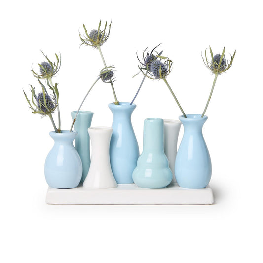Blue Hues Porcelain Multi-Vase