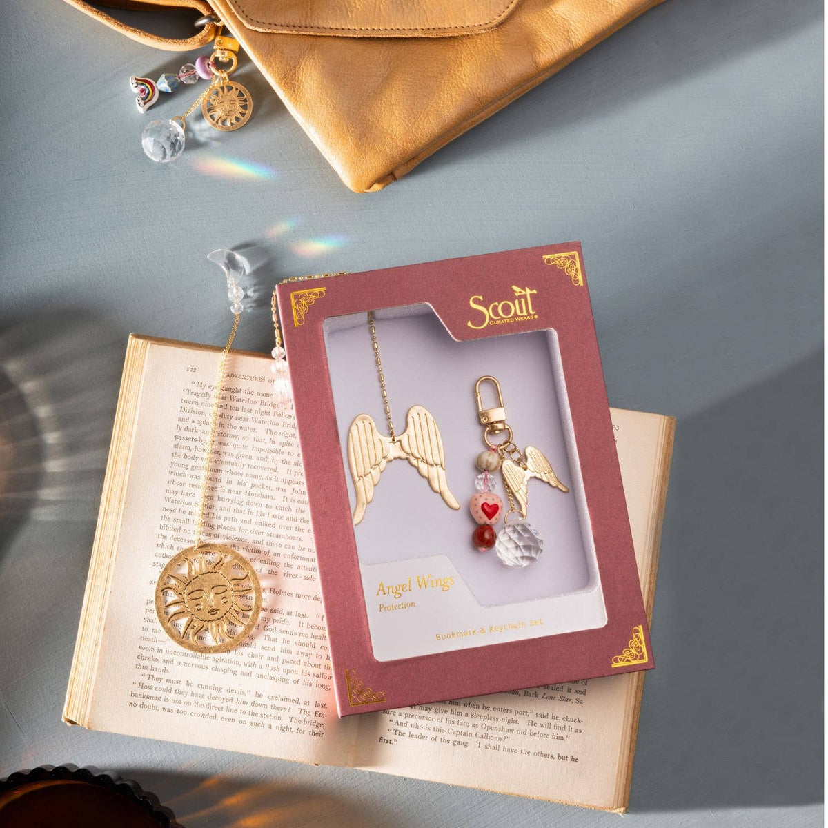 Bookmark & Keychain Set - Fish/Harmony