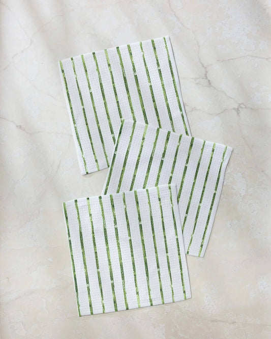 Geometry Greenhouse Stripe Dishcloth Set