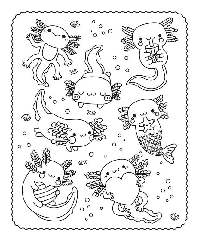 Markerific: Axolotl Buddies